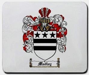 Medley coat of arms mouse pad