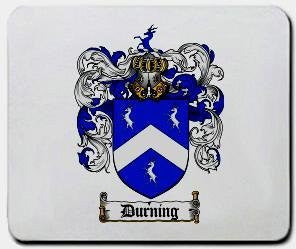 Durning coat of arms mouse pad
