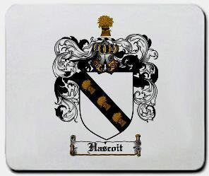 Hascoit coat of arms mouse pad