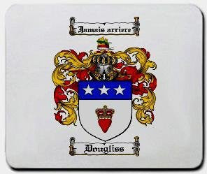 Dougliss coat of arms mouse pad