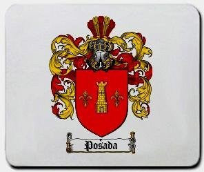 Posada coat of arms mouse pad