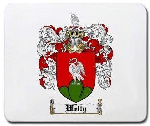 Welty coat of arms mouse pad