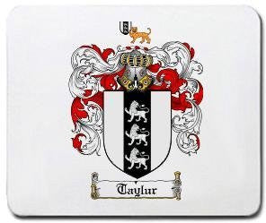 Taylur coat of arms mouse pad