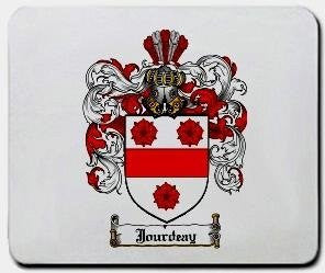 Jourdeay coat of arms mouse pad