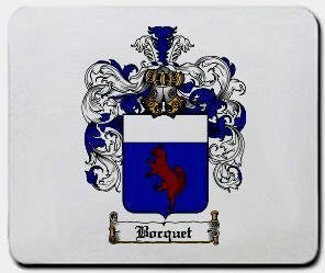 Bocquet coat of arms mouse pad