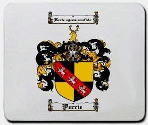 Perrie coat of arms mouse pad