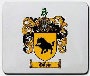 Gilpin coat of arms mouse pad