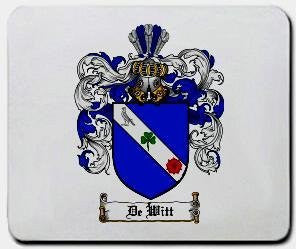 Dewitt coat of arms mouse pad