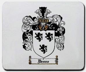 Denne coat of arms mouse pad