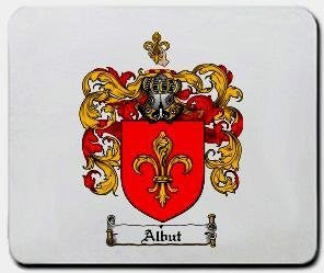 Albut coat of arms mouse pad