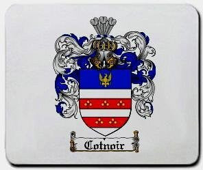 Cotnoir coat of arms mouse pad
