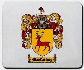 Maccartney coat of arms mouse pad