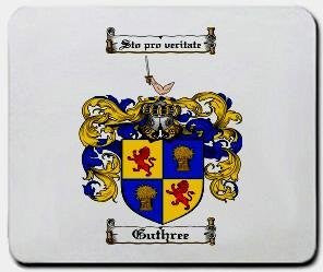 Guthree coat of arms mouse pad