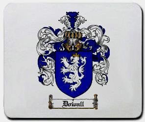 Dowall coat of arms mouse pad