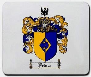 Pelura coat of arms mouse pad