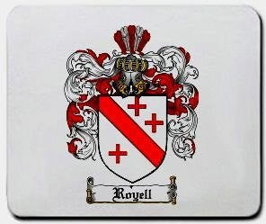 Royell coat of arms mouse pad