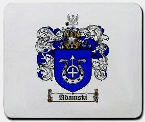 Adamski coat of arms mouse pad