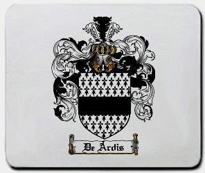 Deardis coat of arms mouse pad