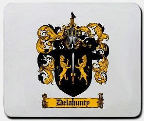 Delahunty coat of arms mouse pad