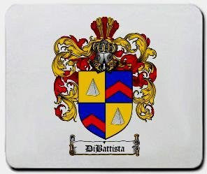 Dibattista coat of arms mouse pad