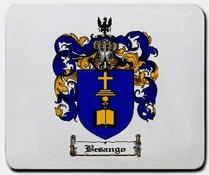 Besango coat of arms mouse pad