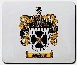 Diggins coat of arms mouse pad