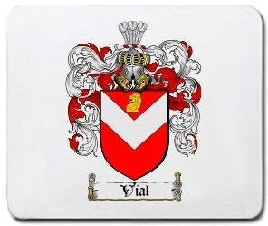 Vial coat of arms mouse pad