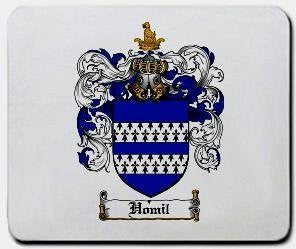Homil coat of arms mouse pad
