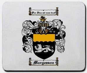 Margesson coat of arms mouse pad