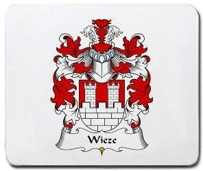 Wieze coat of arms mouse pad