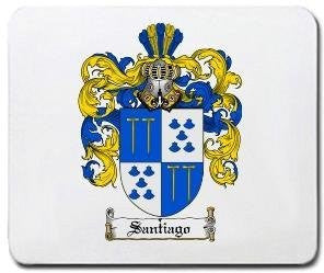 Santiago-crest coat of arms mouse pad