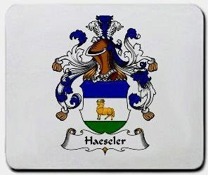 Haeseler coat of arms mouse pad