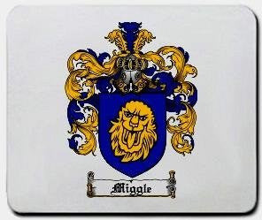 Miggle coat of arms mouse pad