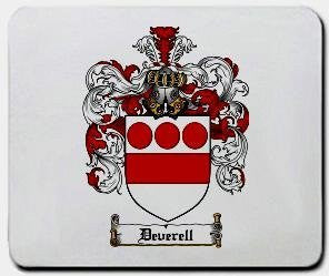 Deverell coat of arms mouse pad