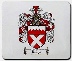 Bevys coat of arms mouse pad