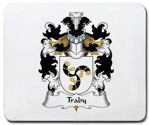 Traby coat of arms mouse pad