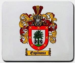 Espinosa coat of arms mouse pad