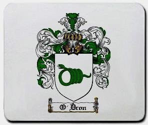 O'dron coat of arms mouse pad