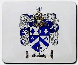 Mowdy coat of arms mouse pad