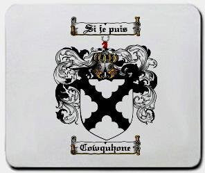 Cowquhone coat of arms mouse pad