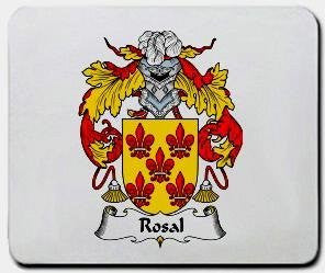 Rosal coat of arms mouse pad