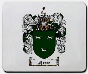 Freze coat of arms mouse pad