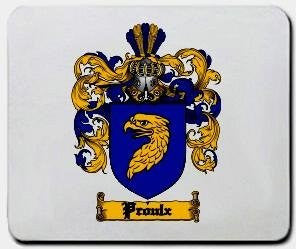 Proulx coat of arms mouse pad