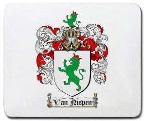 Van-nispen coat of arms mouse pad