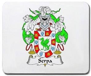 Serpa coat of arms mouse pad