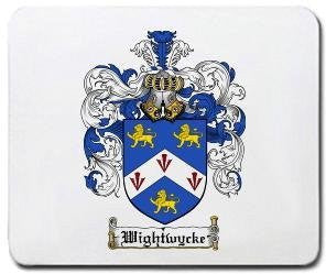 Wightwycke coat of arms mouse pad