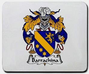 Barrachina coat of arms mouse pad