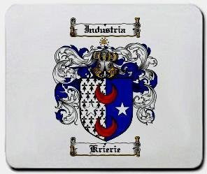 Krierie coat of arms mouse pad