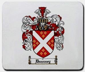 Deanney coat of arms mouse pad