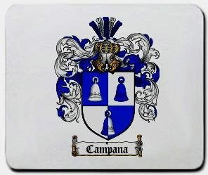 Campana coat of arms mouse pad